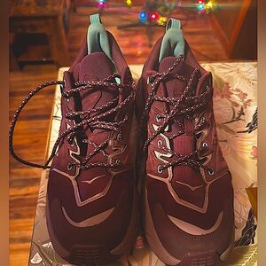 Purple Hokas for hiking!!